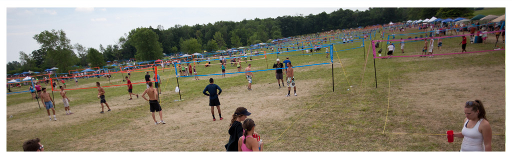 Waupaca Boatride Volleyball Tournament - Courts 2011