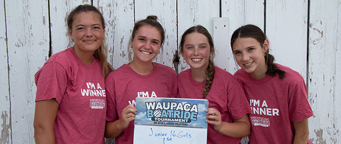 Waupaca Boatride Volleyball Tournament - Junior Winners 2023