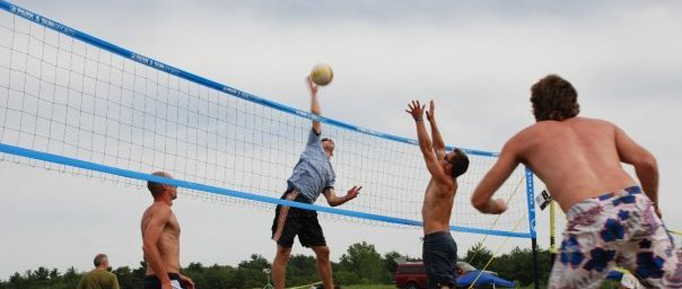 Waupaca Boatride Volleyball Tournament - Men's Match 2009