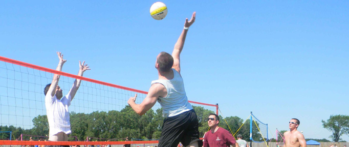 Waupaca Boatride Volleyball Tournament - Men's Match 2010