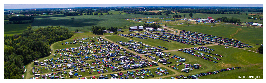 Waupaca Boatride Volleyball Tournament - Camping Aerial 2016